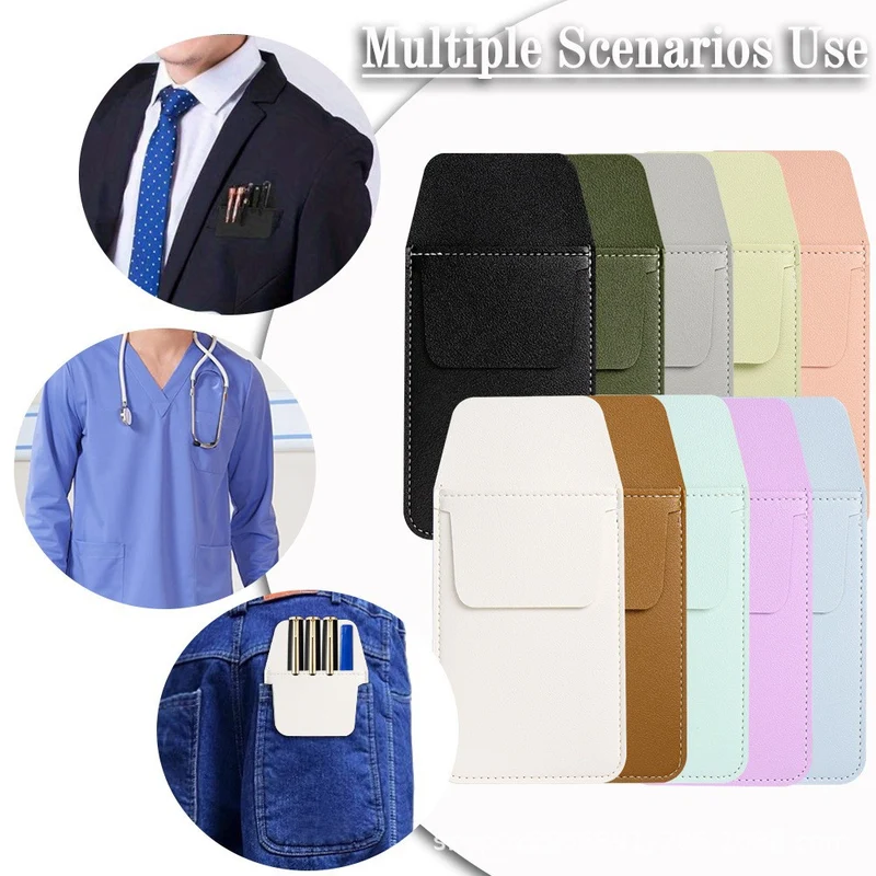 Eleganter Leder Stift Halter Fall
