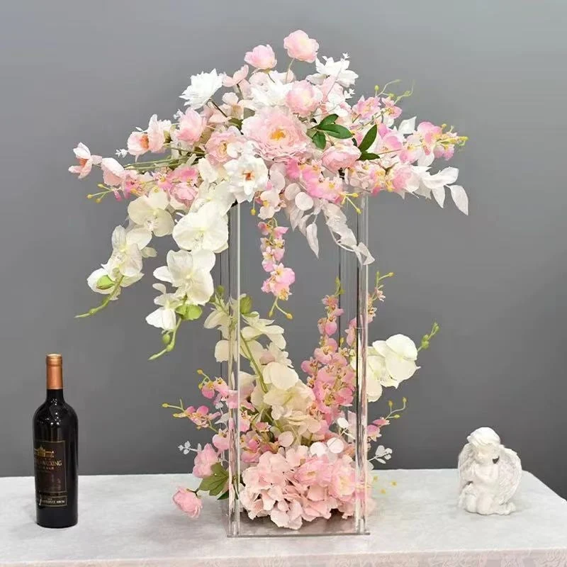 Elegante Blumenzentrale Vase