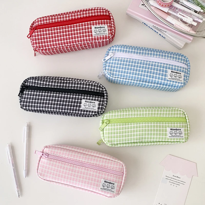 Karierter Bleistiftetui Organizer