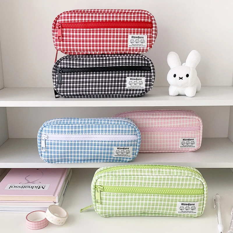 Karierter Bleistiftetui Organizer