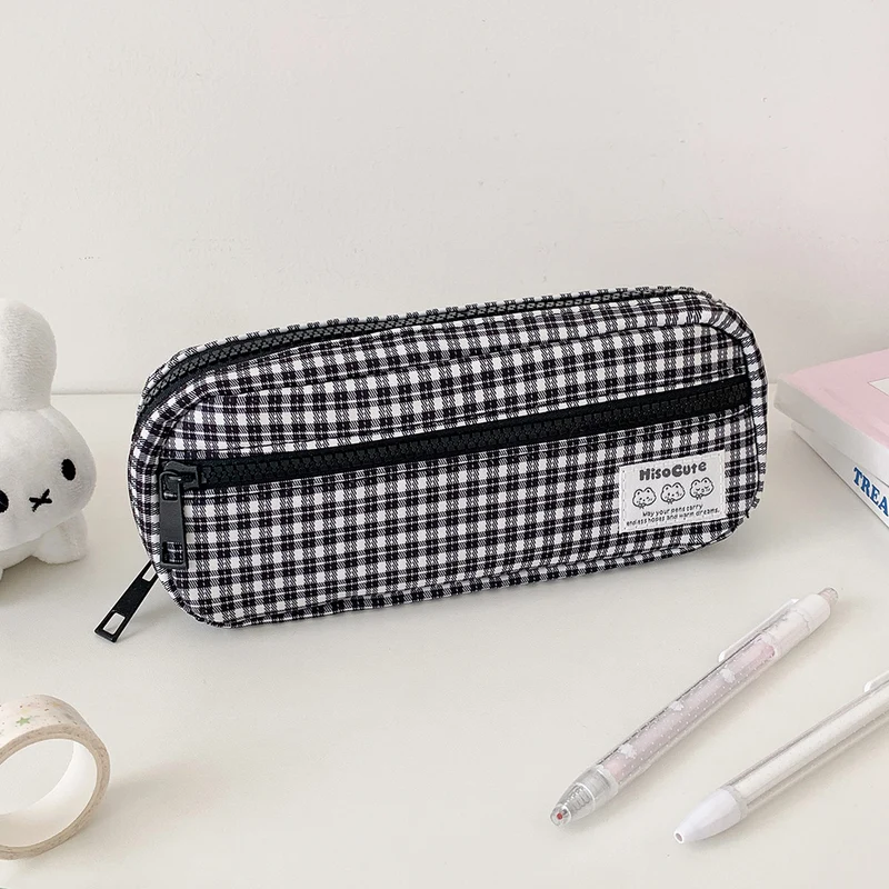 Karierter Bleistiftetui Organizer