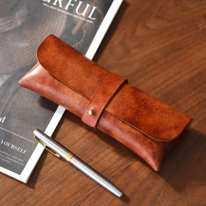 Vintage Leder Stiftschneider