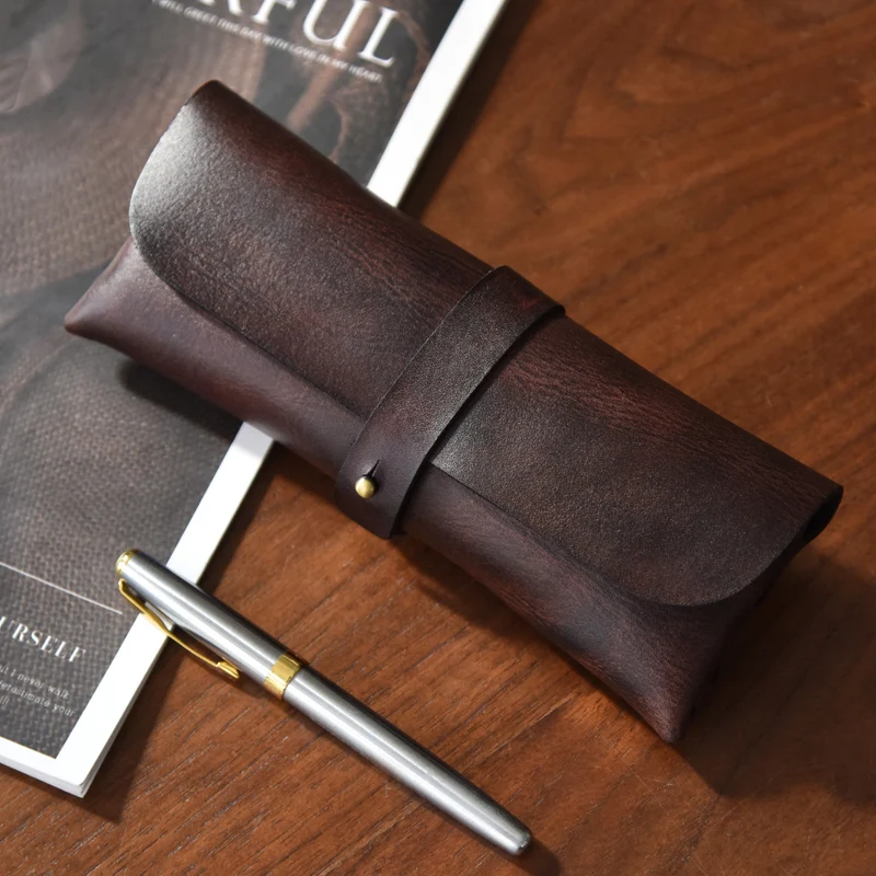 Vintage Leder Stiftschneider