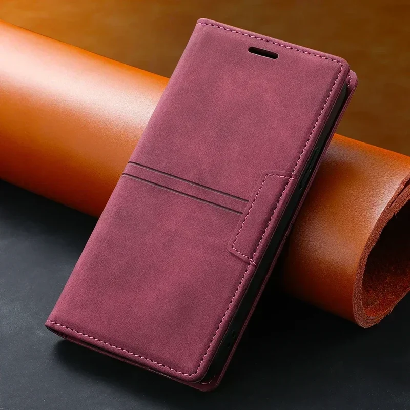 Skanto Leder-Wallet-Case – Flip Cover – Google Pixel