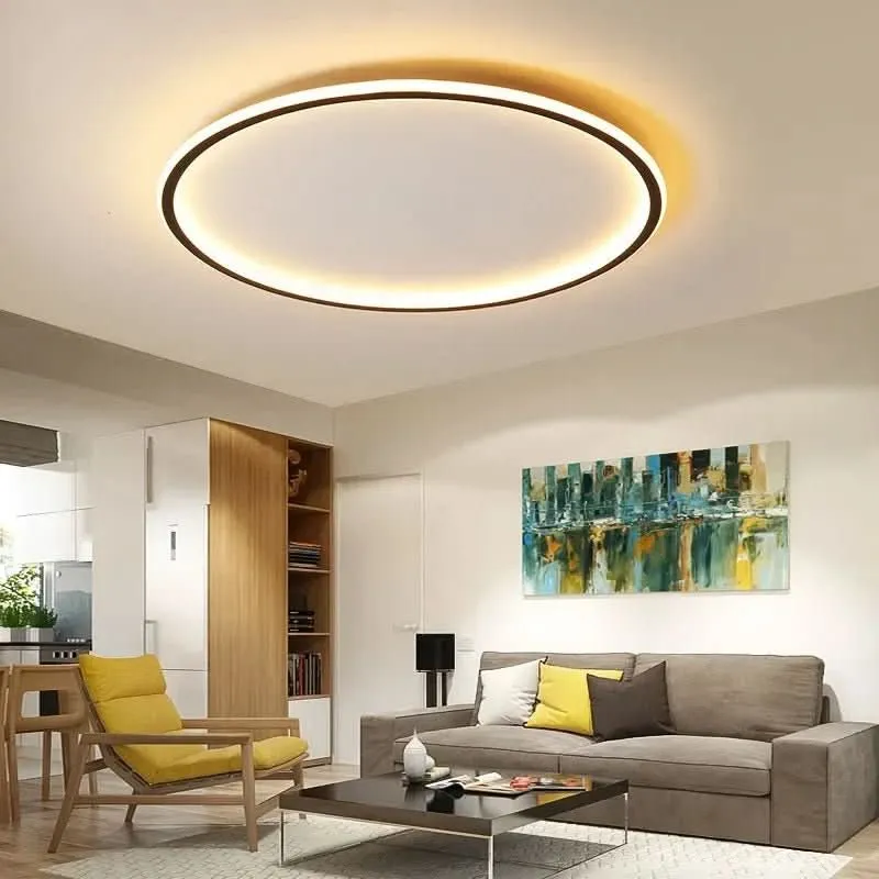 Skanto | Skandinavische LED-Deckenleuchte für warmes, blendfreies Wohnlicht