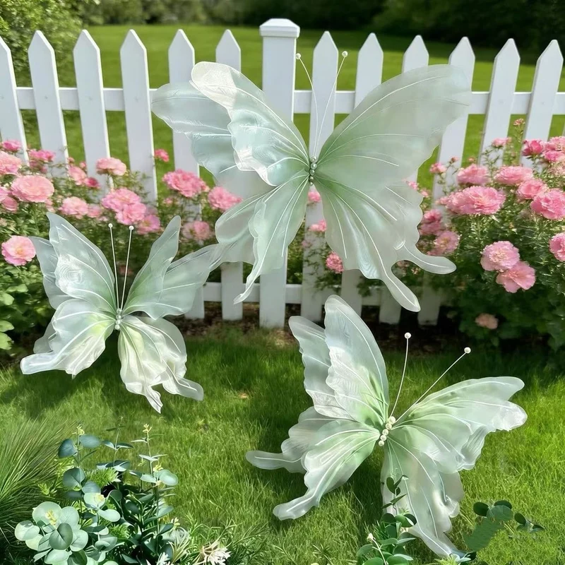 Dekorative Schmetterlingsgarten-Skulpturen