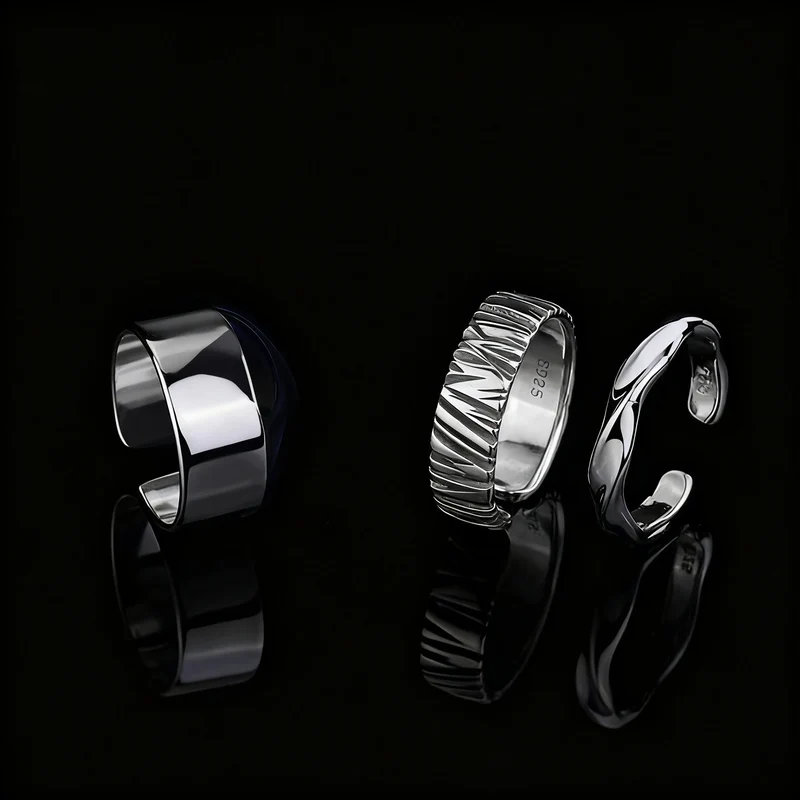Offener Ring, verstellbar, Zinklegierung