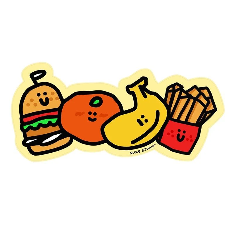 Fun Food-Themen Mauspad