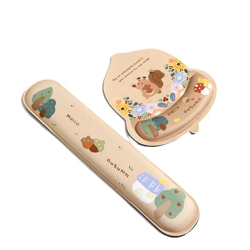 Blumen-Themen Ergonomische Maus Handballenauflage