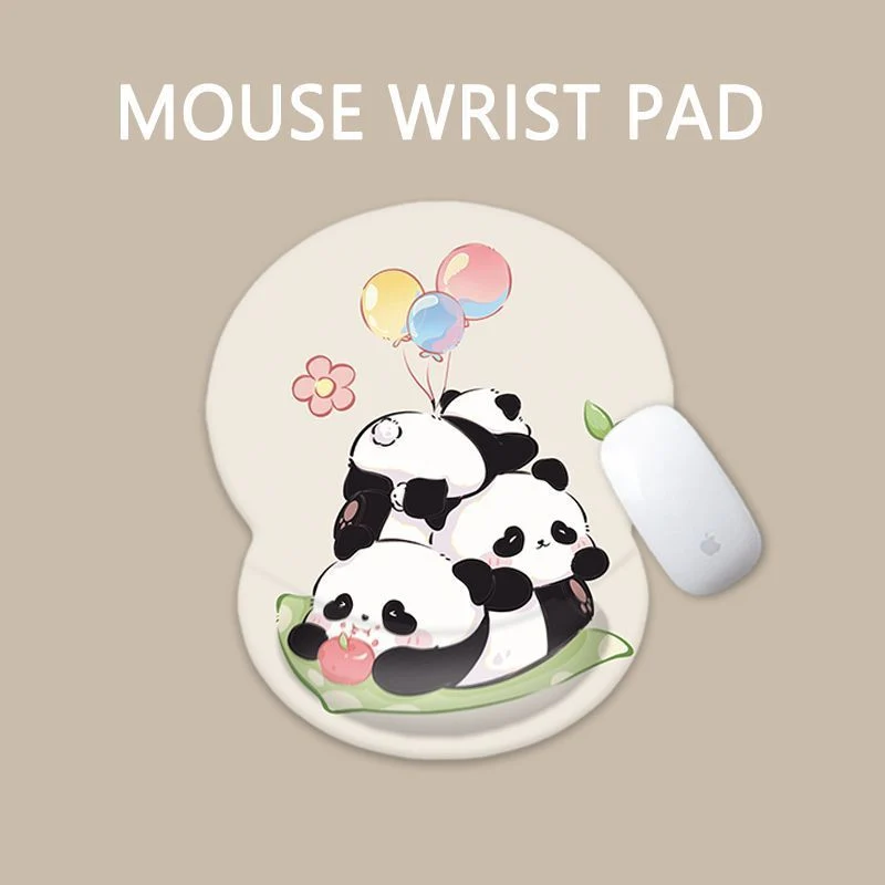 Süßes Panda-Themen Gaming Maus Handgelenk Pad