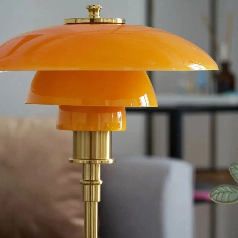 Nordische Glas-Tischlampe – Minimalistisches LED-Licht für Zuhause | Skanto