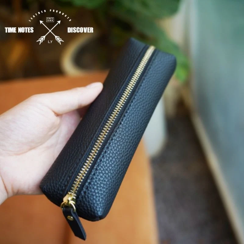 Premium Leder Reißverschluss Stiftschneider