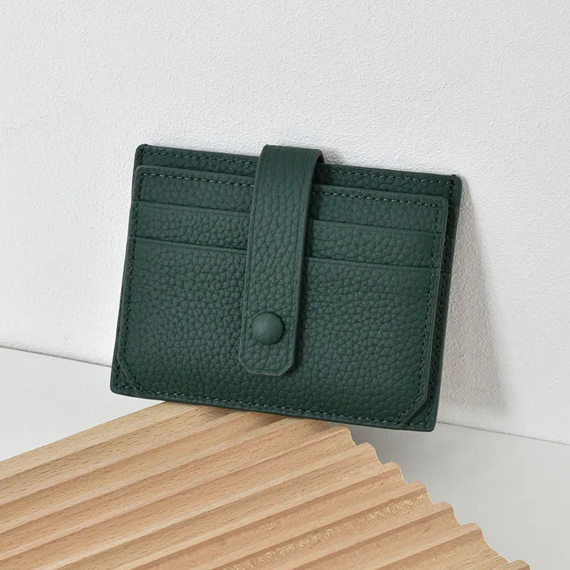 Premium Leder Kartenhalter Geldbörse