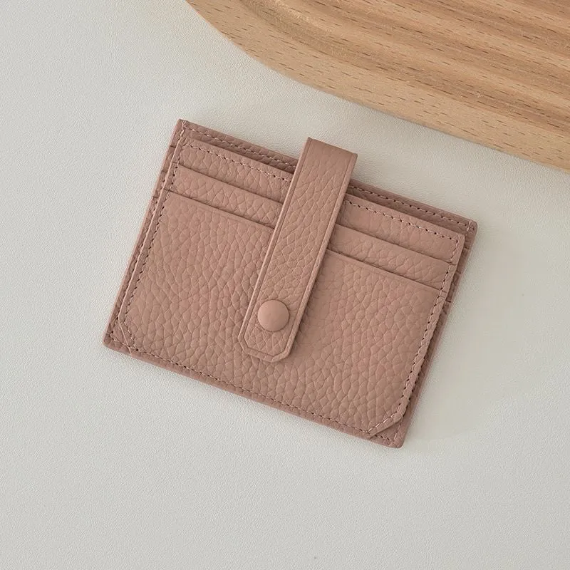 Premium Leder Kartenhalter Geldbörse