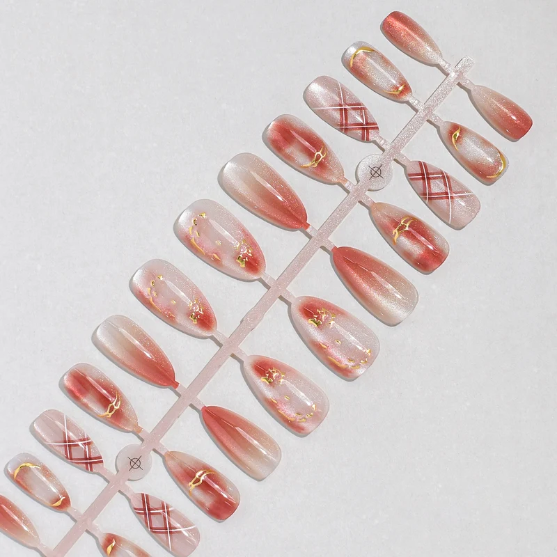 Premium Designer Press-On Nail Set Brehn