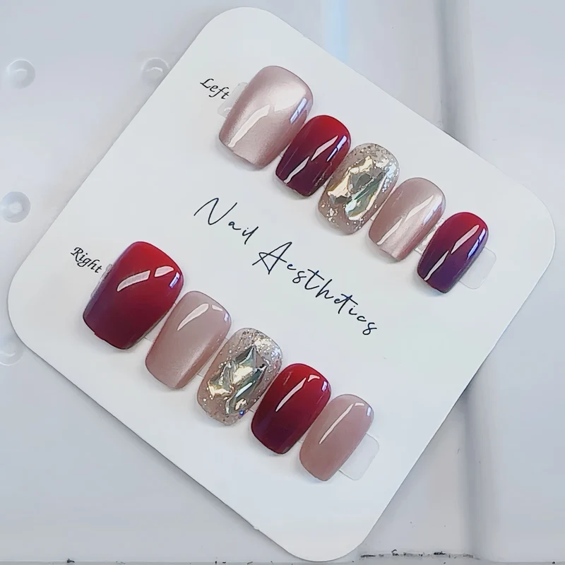Elegantes Press-On-Nageldesign Brehn