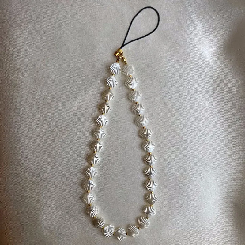 Elegante Muschelperlen-Halskette Brehn
