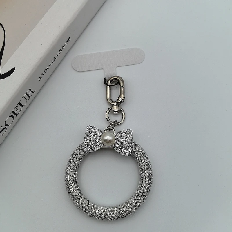 Eleganter Strass Schleife Schlüsselanhänger Brehn