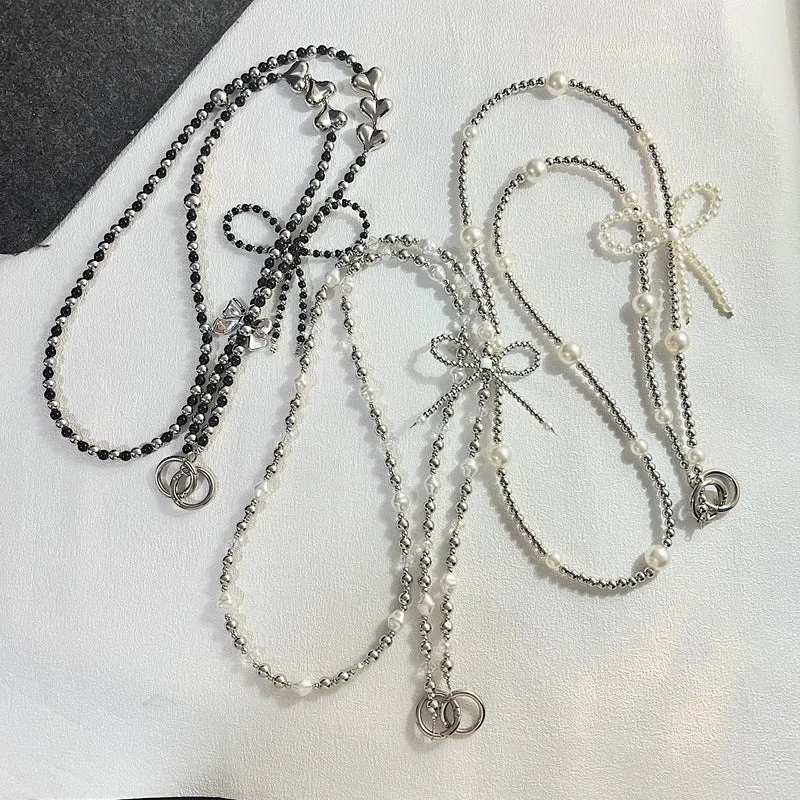 Elegante Perlen Charme Halskette Brehn