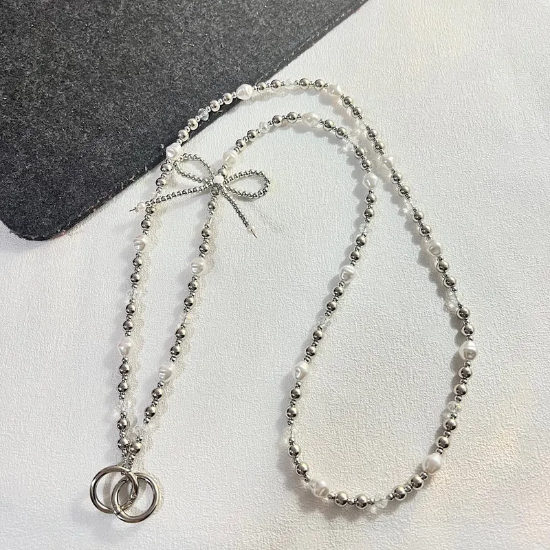 Elegante Perlen Charme Halskette Brehn