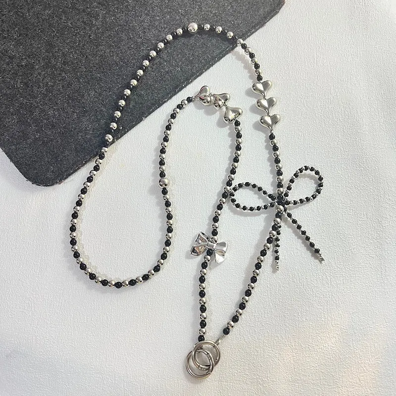 Elegante Perlen Charme Halskette Brehn