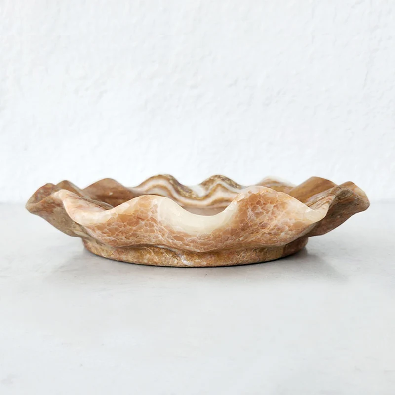 Marmor-Tablett, Naturstein, modern