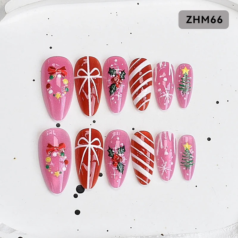 Hochwertiges Press-On-Nagelset Brehn