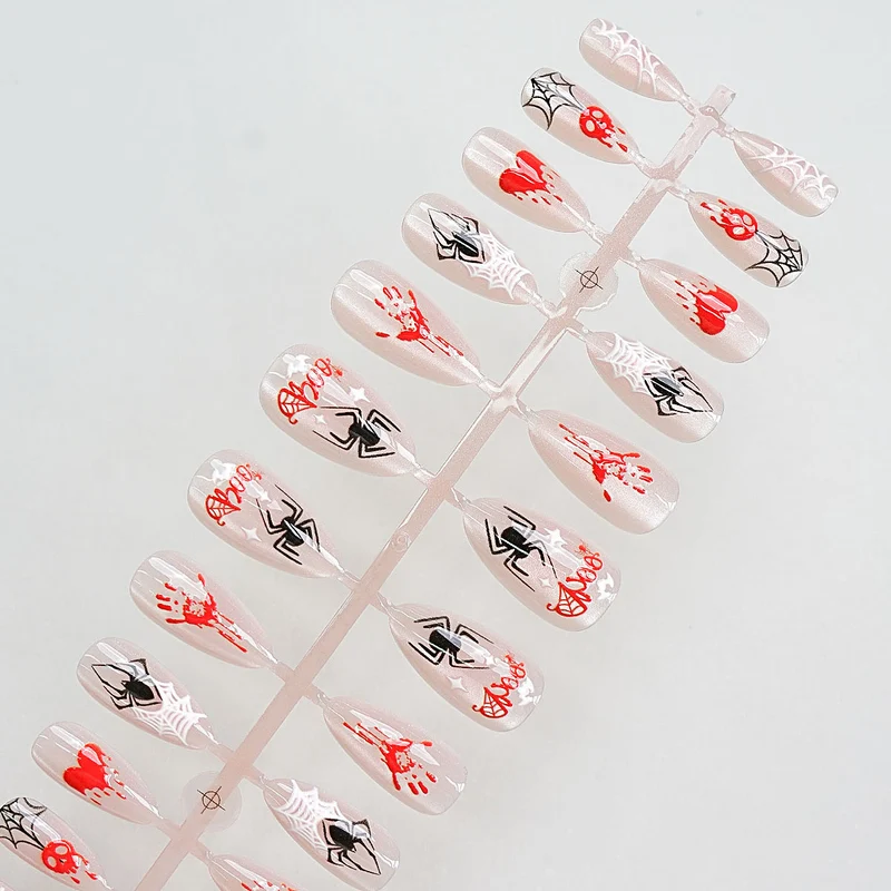 Halloween-Themen Press-On Nagelkollektion Brehn