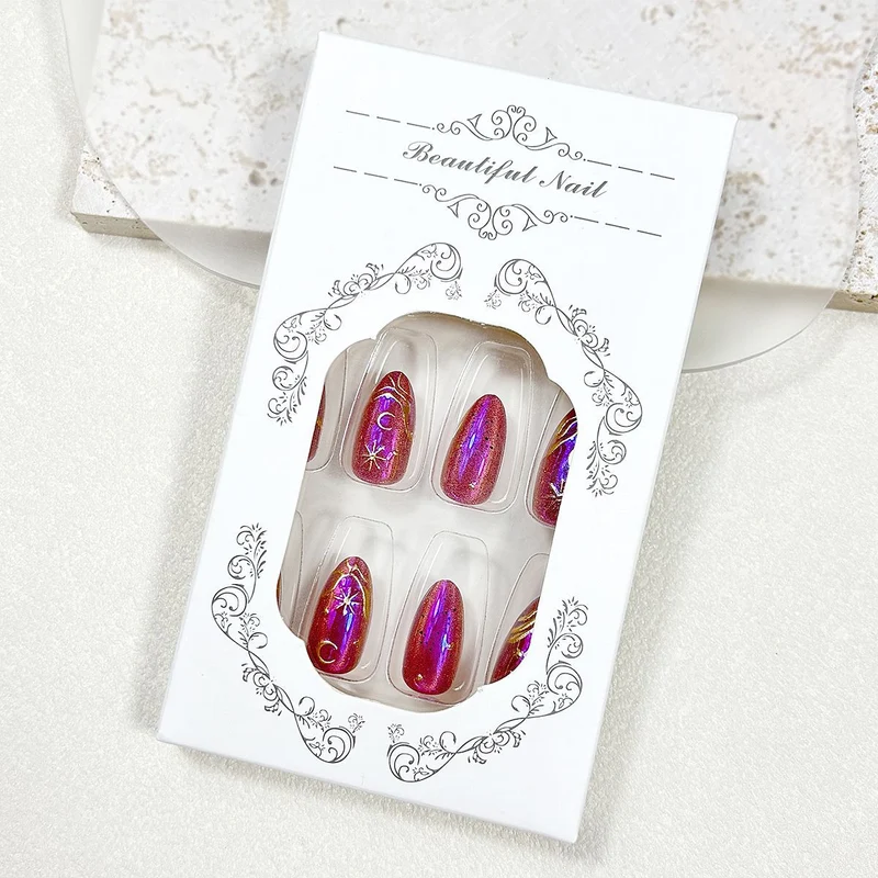 Himmlisches Thema Press-On Nagelset Brehn