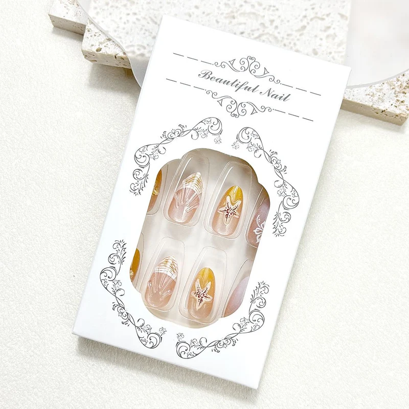 Künstlerisch Themen Press-On Nail Kollektion Brehn