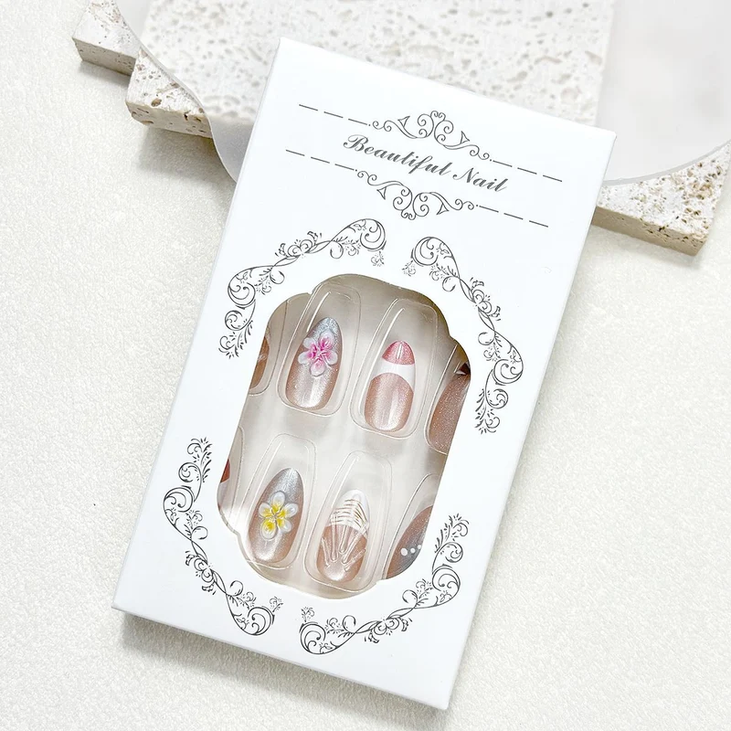 Künstlerisches Press-On Nagelspitzen-Set Brehn