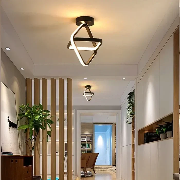 Moderne LED-Deckenlampe mit Doppelring-Design – Twilight Rings | Skanto