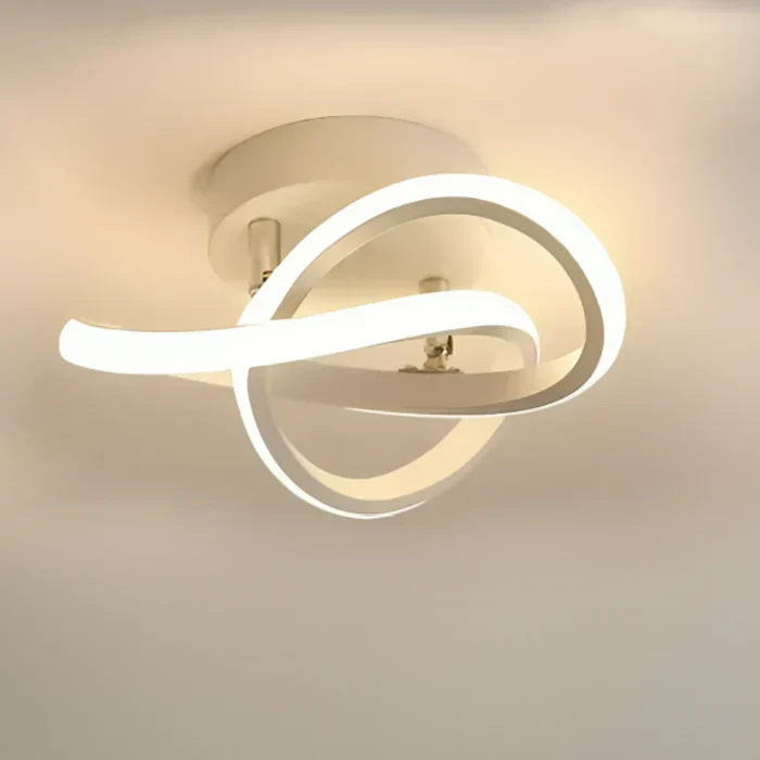 Moderne LED-Deckenlampe mit Doppelring-Design – Twilight Rings | Skanto