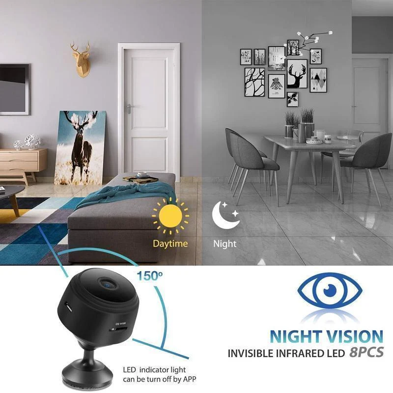 Skanto | 1080p magnetische WiFi Mini-Kamera – Rückfahrkamera für Wohnmobil-Anhänger