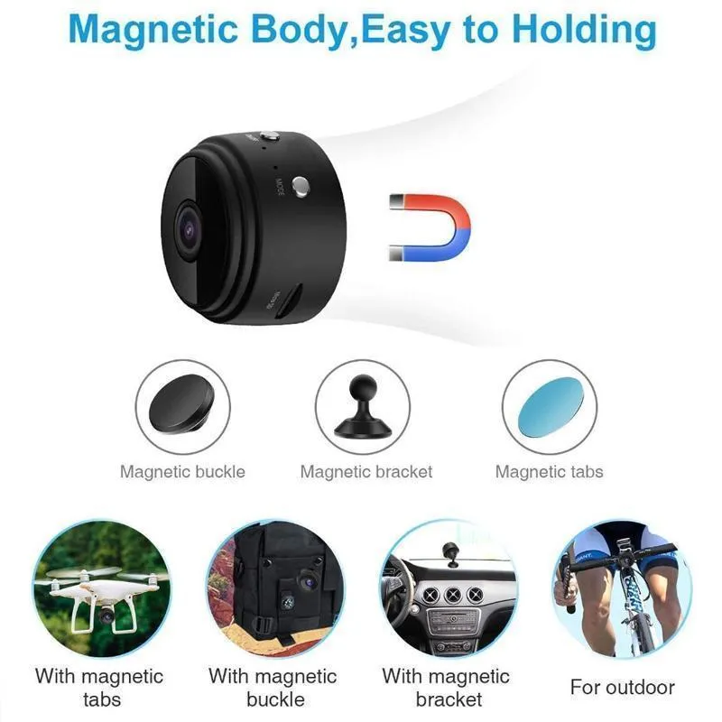 Skanto | 1080p magnetische WiFi Mini-Kamera – Rückfahrkamera für Wohnmobil-Anhänger