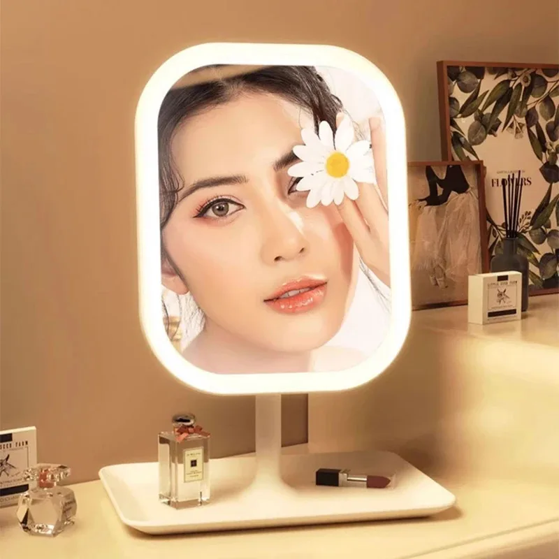 Skanto | LED-Schminkspiegel Lumiéra | 3 Lichtfarben | Touch-Steuerung | Modernes Design