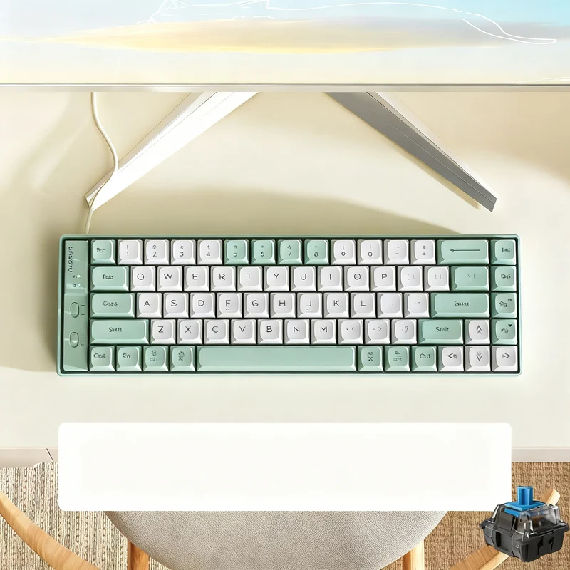 Kabelgebundene Gaming-Tastatur mit mechanischen Schaltern
