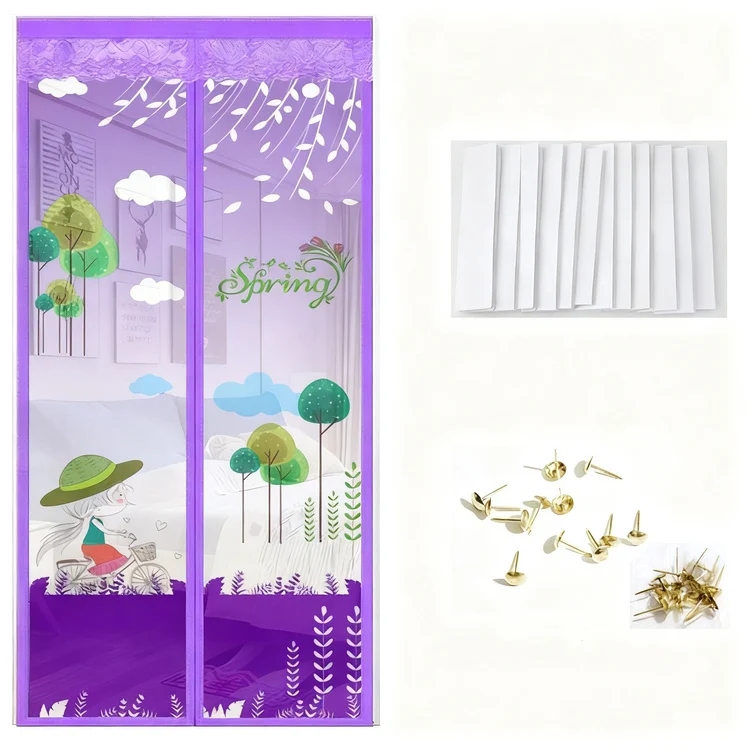 Magnetische Fliegengitter-Türvorhang mit Motiven