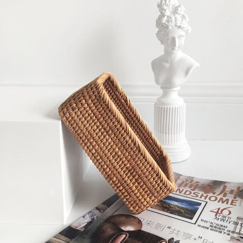 Skanto | Naturéa Handgefertigte Rattan-Aufbewahrungskörbe für die Heimorganisation