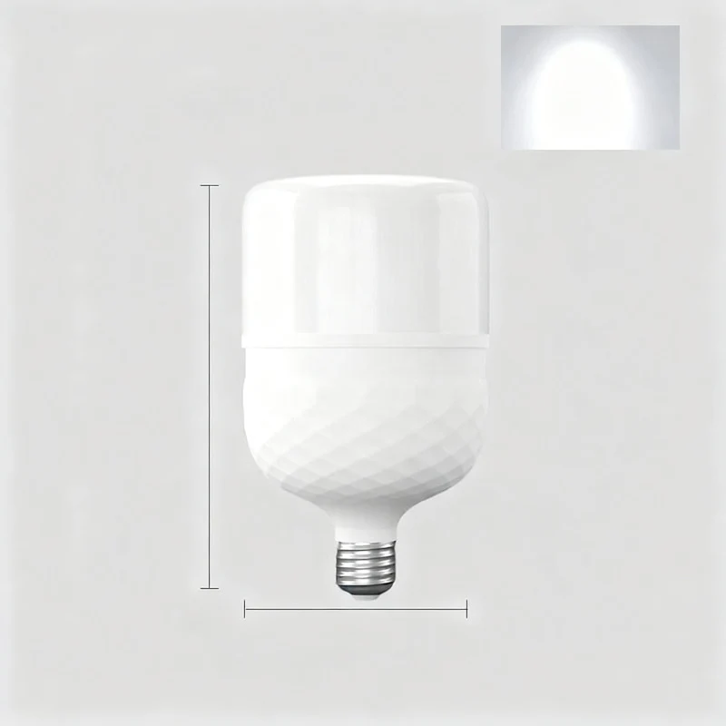LED-Glühbirne E27, energiesparend, Weiß
