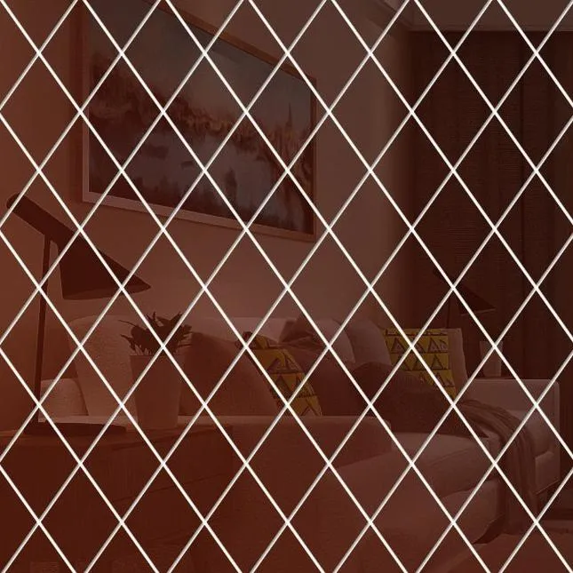 Skanto | MirraShape 3D Spiegel-Dreiecke – Verwandeln Sie Ihre Wände mit moderner Tiefe und Glanz