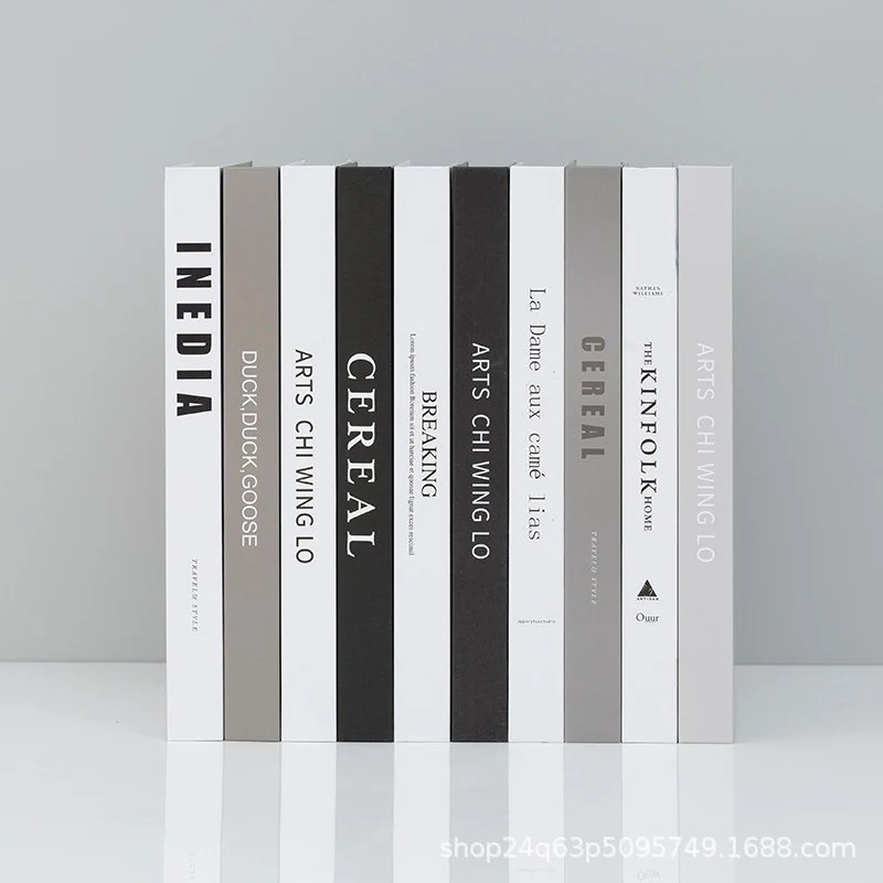 Dekoratives Kunstbuch, nordisch-minimalistisch