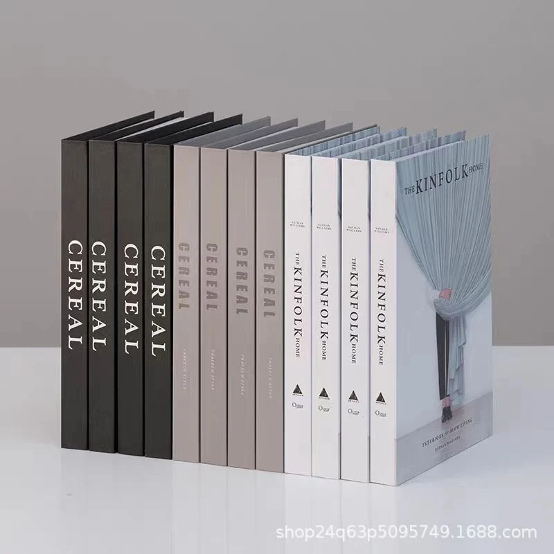 Dekoratives Kunstbuch, nordisch-minimalistisch