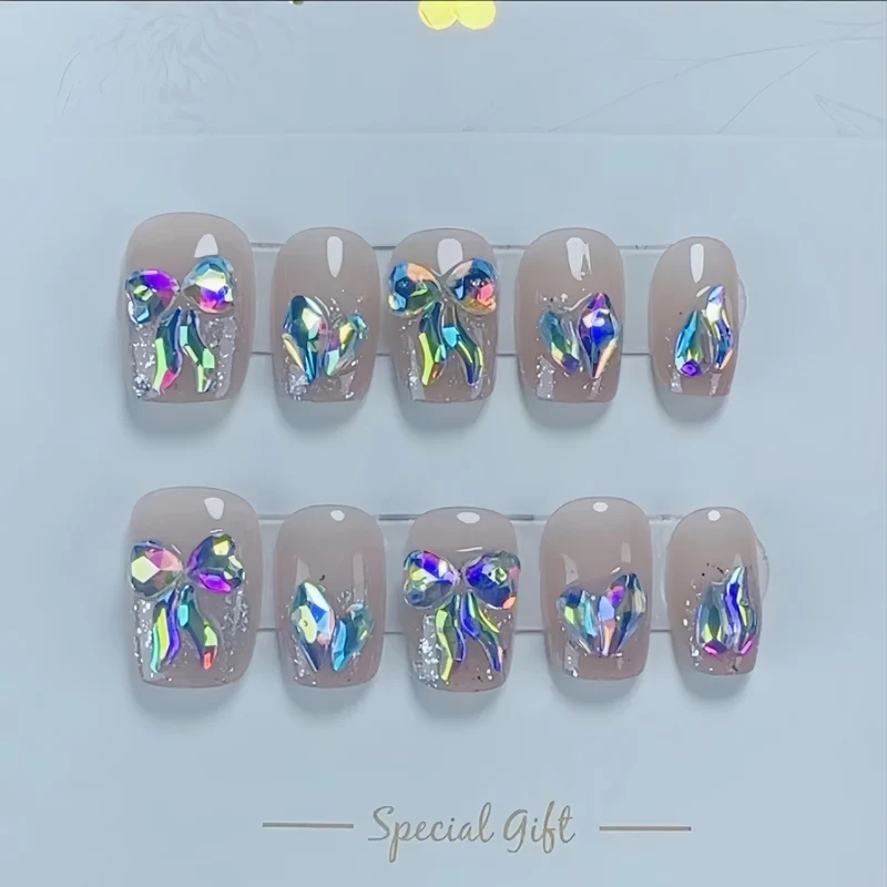 Künstlerisches Strass-Nagelkunst-Set Brehn