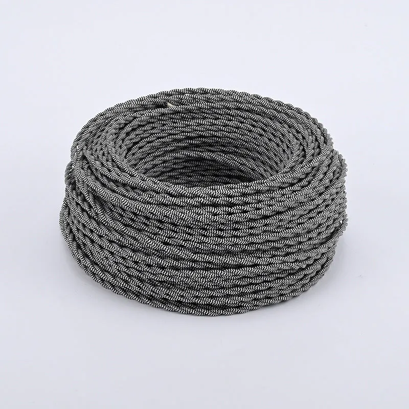 Textilummanteltes Stromkabel 2×0,75 mm²