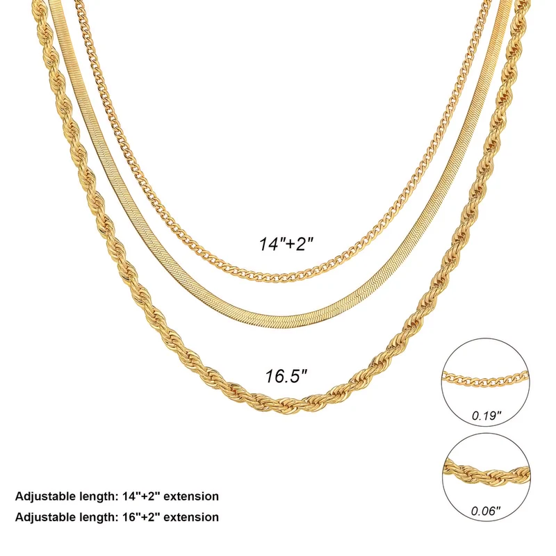 Skanto | 3-teiliges klassisches Halsketten-Choker-Set