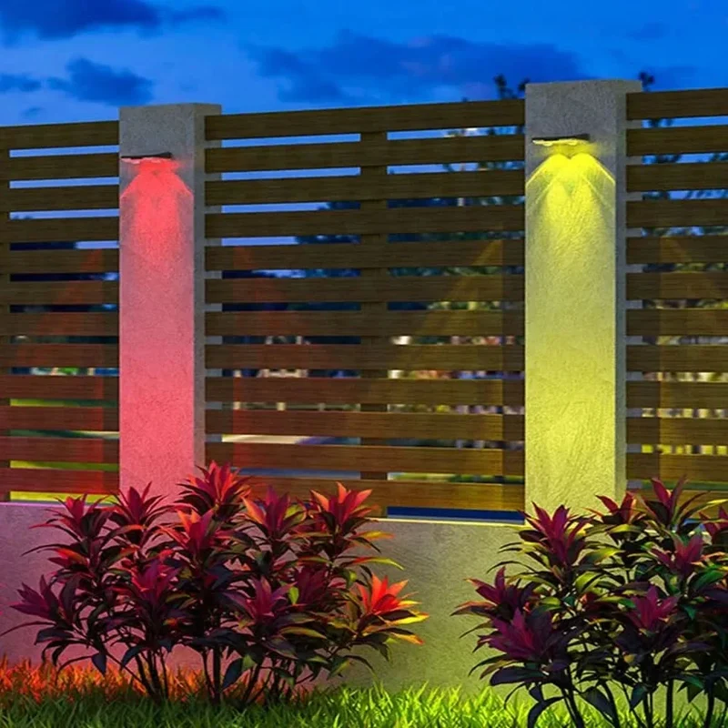 Skanto | Solar-Zaunleuchten, wasserdichte LED-Wandlampen für den Außenbereich