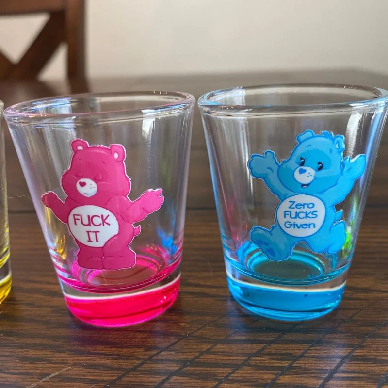 Skanto Swear Bears Schnapsgläser-Set, 6 Stück | Skanto