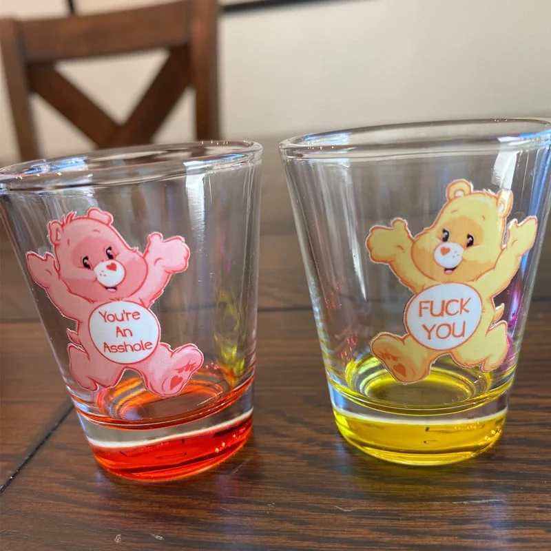Skanto Swear Bears Schnapsgläser-Set, 6 Stück | Skanto