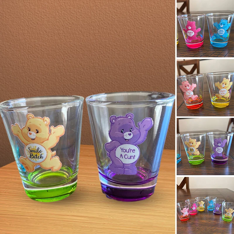 Skanto Swear Bears Schnapsgläser-Set, 6 Stück | Skanto